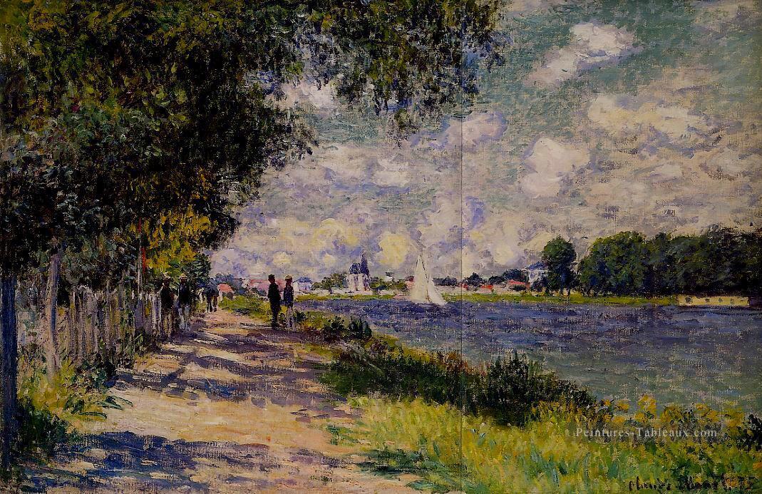La Seine à Argenteuil Claude Monet Peintures à l'huile